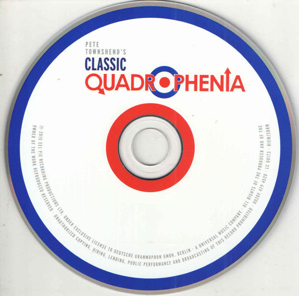 The Royal Philharmonic Orchestra : Pete Townshend's Classic Quadrophenia (CD, Album + DVD + Dlx)