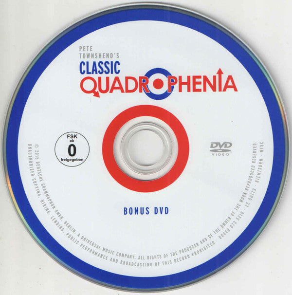 The Royal Philharmonic Orchestra : Pete Townshend's Classic Quadrophenia (CD, Album + DVD + Dlx)