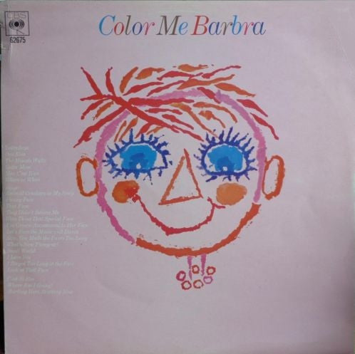 Barbra Streisand : Color Me Barbra (LP, Album, Mono)