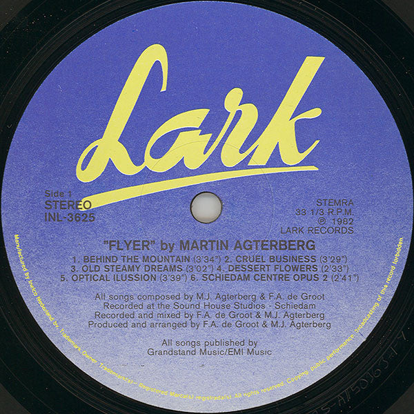 Martin Agterberg : Flyer (LP, Album)
