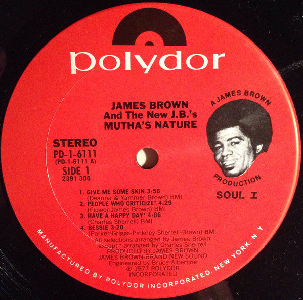 James Brown And The New J.B.'s : Mutha's Nature (LP, Album)