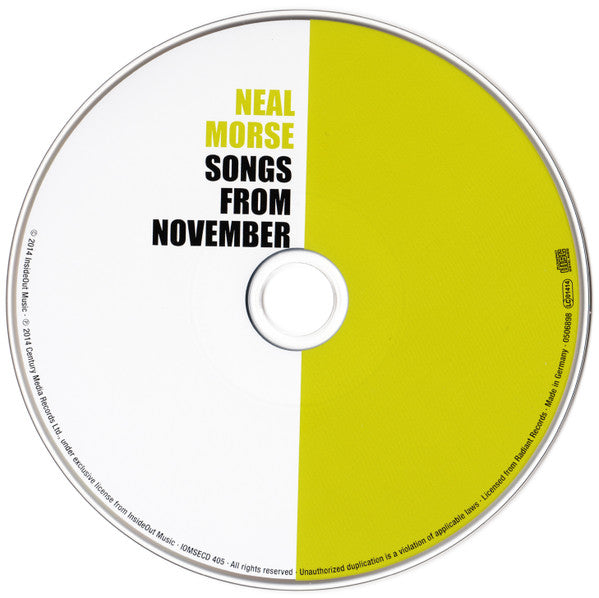 Neal Morse : Songs From November (CD, Album, Dig)