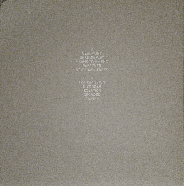 Joy Division : Still (2xLP, Album, RE, RM, 180)