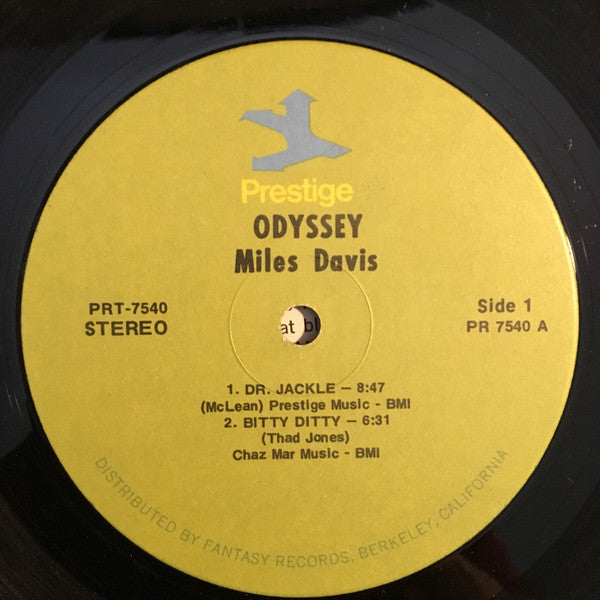 Miles Davis : Odyssey! (LP, Album, Mono, RE, RM)