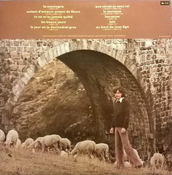 Jean Ferrat : 3 - La Montagne 1964 (LP, Album, RE, Gat)