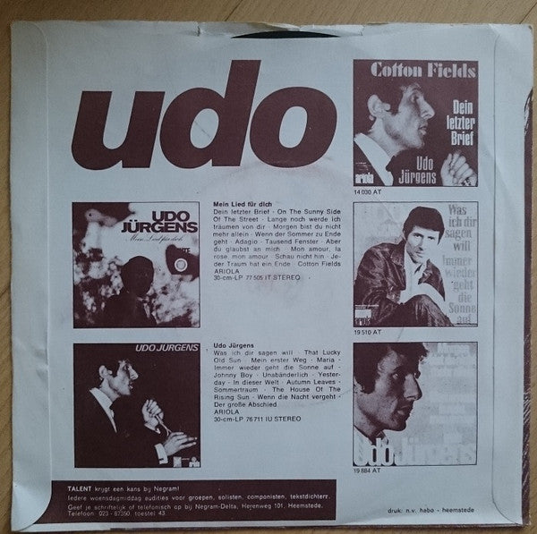 Udo Jürgens : Es Wird Nacht, Senorita / Wahre Liebe Ist Ganz Leise (7", Single, Mono)