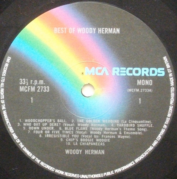 Woody Herman : The Best Of Woody Herman (LP, Comp, Mono)