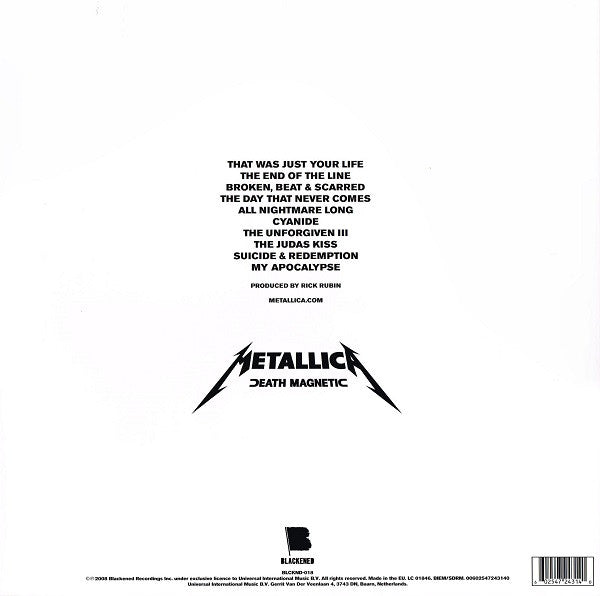 Metallica : Death Magnetic (2xLP, RE, Gat)