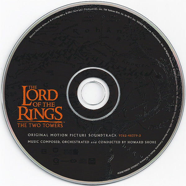 Howard Shore : The Lord Of  The Rings: The Two Towers (Original Motion Picture Soundtrack) (CD, Album, Enh)