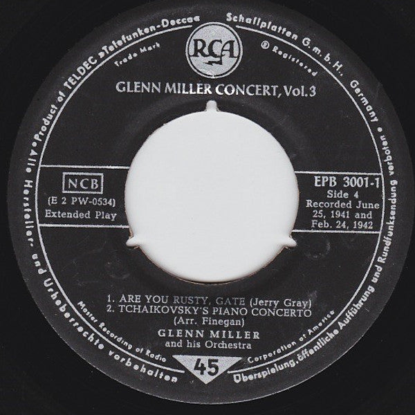 Glenn Miller And His Orchestra : Glenn Miller Concert, Vol.3 (7", EP)