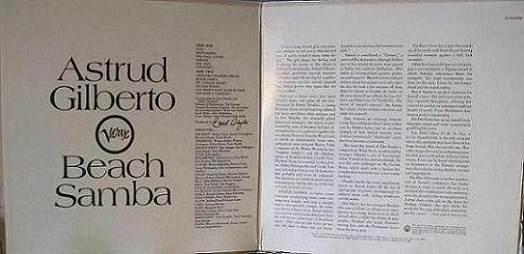Astrud Gilberto : Beach Samba (LP, Album)