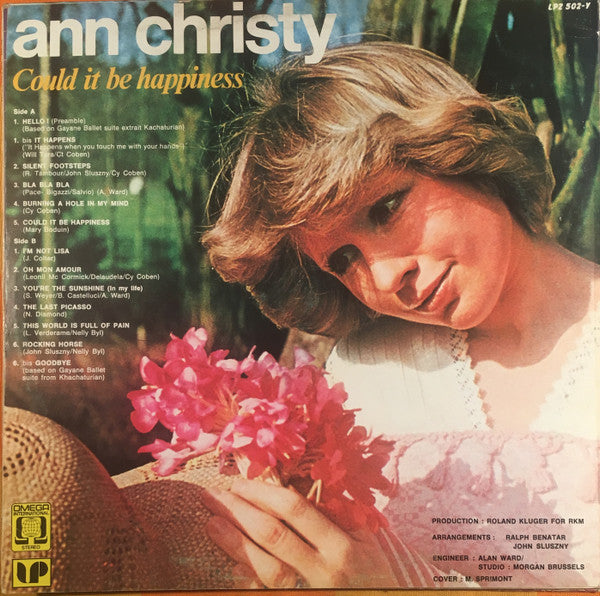 Ann Christy : Could It Be Happiness (LP, Album)