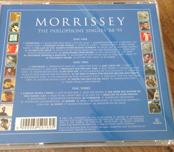 Morrissey : The Parlophone Singles '88-'95 (3xCD, Comp, RE)