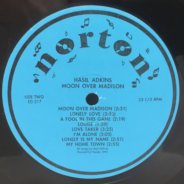 Hasil Adkins : Moon Over Madison (LP, Album)