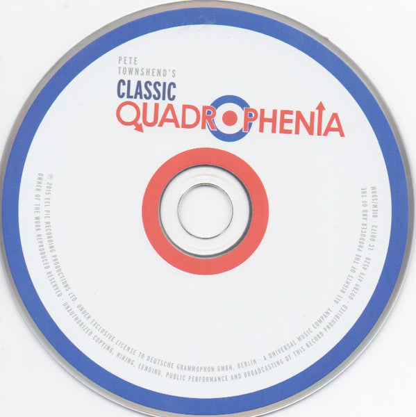 The Royal Philharmonic Orchestra : Pete Townshend's Classic Quadrophenia (CD, Album)