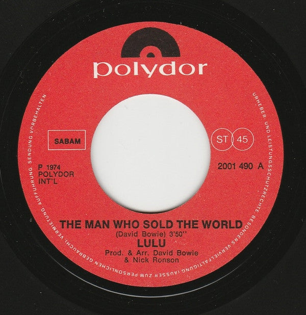 Lulu : The Man Who Sold The World / Watch That Man (7", Single)