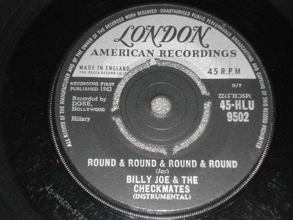 Billy Joe & The Checkmates : Percolator / Round & Round & Round & Round (7", Single)