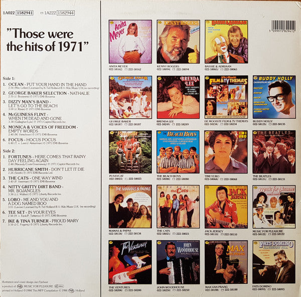 Various : Those Were The Hits Of 1971 (LP, Comp)