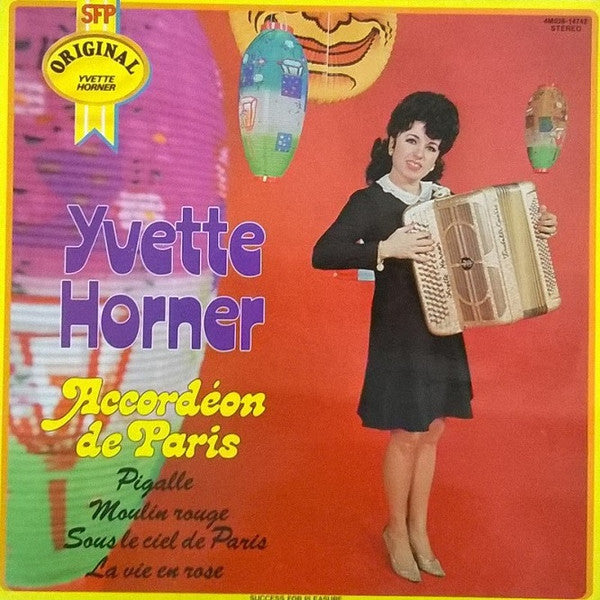 Yvette Horner : Accordéon De Paris (LP, Comp)