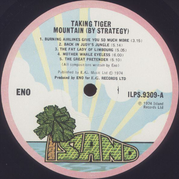 Brian Eno : Taking Tiger Mountain (By Strategy) (LP, Album, Gat)