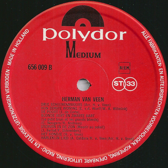 Herman van Veen : Herman Van Veen (LP, Album)
