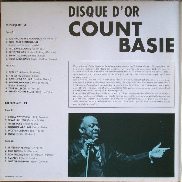 Count Basie And His Orchestra* : Disque D'Or (2xLP, Comp, RE, Gat)