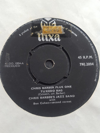 Chris Barber's Jazz Band : Chris Barber Plus One Tuxedo Rag (7", Single)