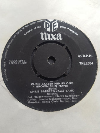 Chris Barber's Jazz Band : Chris Barber Plus One Tuxedo Rag (7", Single)