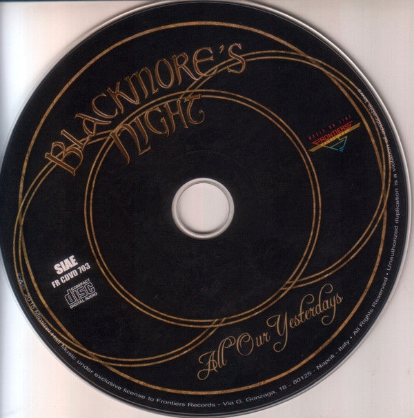 Blackmore's Night : All Our Yesterdays (CD, Album + DVD-V, NTSC + Dlx, Dig)