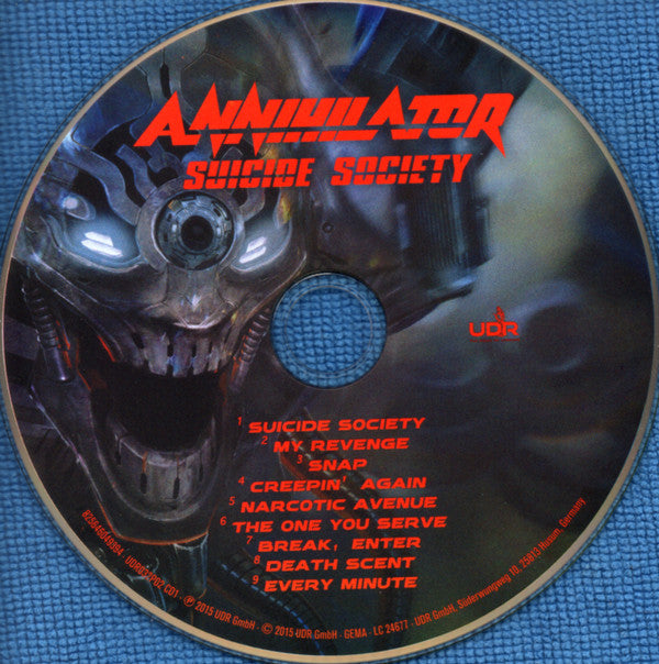 Annihilator (2) : Suicide Society (CD, Album + CD + Ltd, Eco)