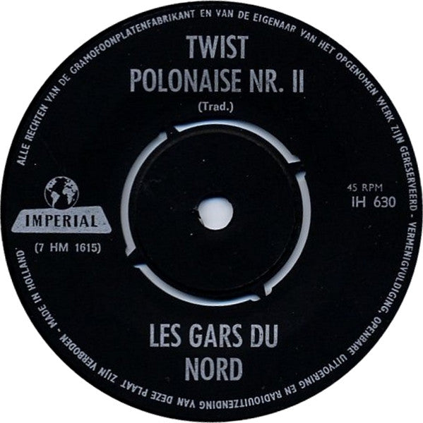 Les Gars Du Nord : Twist Polonaise 1 & 2 (7", Single)