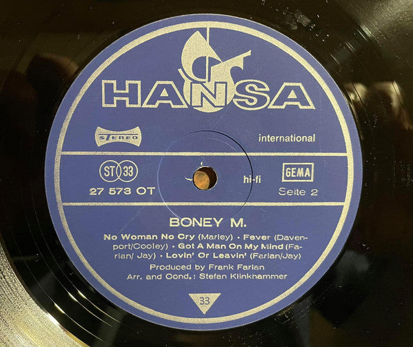 Boney M. : Boney M. (LP, Album)