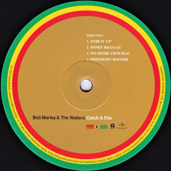 Bob Marley & The Wailers - Bob Marley & The Wailers - Catch A Fire  (LP) - Discords.nl