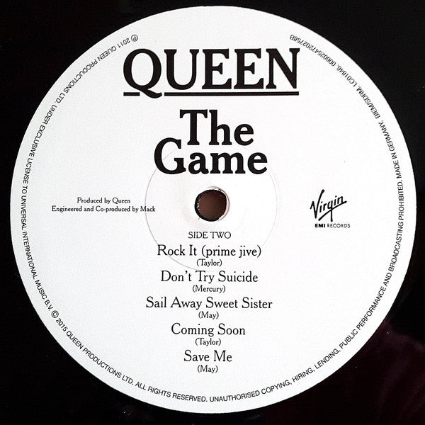 Queen : The Game (LP, Album, RE, RM, 180)