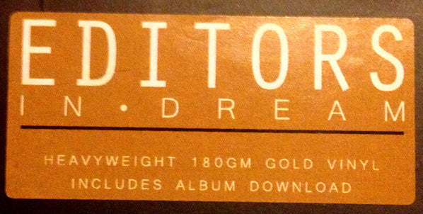 Editors : In Dream (LP, Album, Gol)