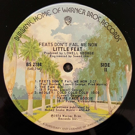 Little Feat : Feats Don't Fail Me Now (LP, Album, M/Print, San)