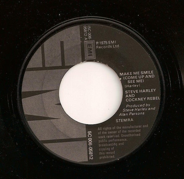 Steve Harley & Cockney Rebel : Make Me Smile (Come Up And See Me) (7", Single)