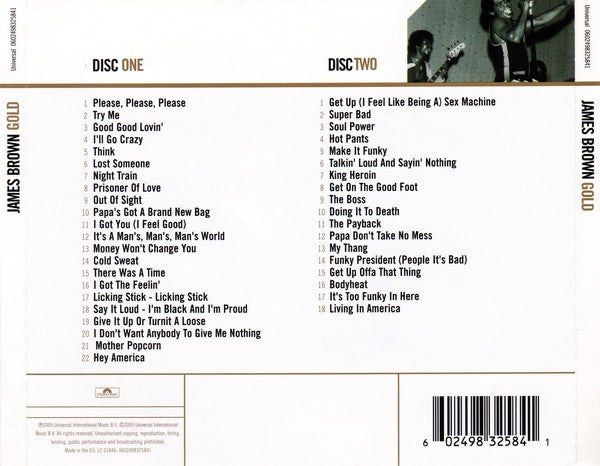 James Brown : Gold (2xCD, Comp, RM)