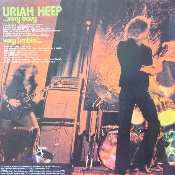 Uriah Heep : ...Very 'Eavy ...Very 'Umble (LP, Album, RE)