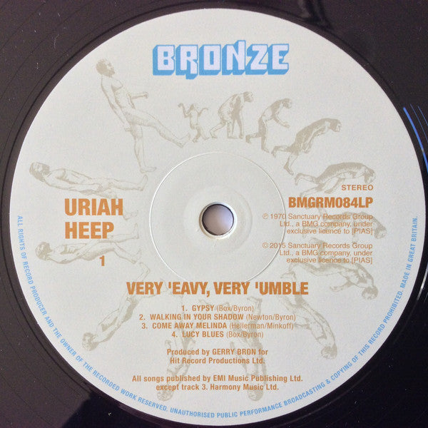 Uriah Heep : ...Very 'Eavy ...Very 'Umble (LP, Album, RE)