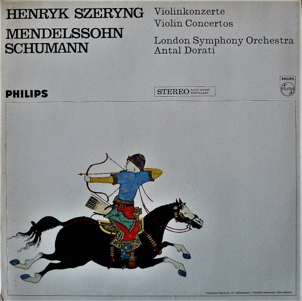 Henryk Szeryng, Mendelssohn* / Schumann* - London Symphony Orchestra*, Antal Dorati : Violinkonzerte (LP)