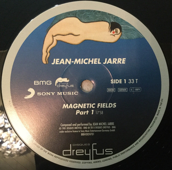 Jean-Michel Jarre : Magnetic Fields = Les Chants Magnétiques (LP, Album, RE, RM, 180)