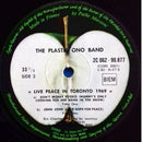 The Plastic Ono Band : Live Peace In Toronto 1969 (LP, Album)