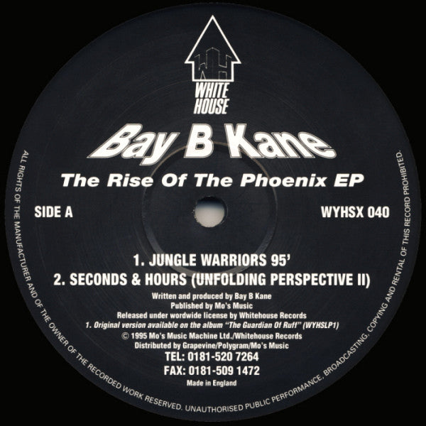 Bay B Kane : The Rise Of The Phoenix EP (12", EP)