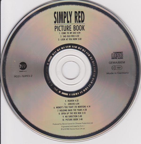 Simply Red : Picture Book (CD, Album, RE, RM)