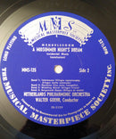 Mendelssohn* - Netherlands Philharmonic Orchestra*, Walter Goehr : A Midsummer Night's Dream (Incidental Music) (10")