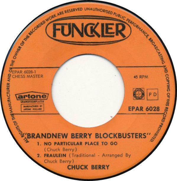 Chuck Berry : Brandnew Berry Blockbusters (7", EP)