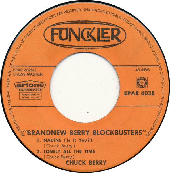 Chuck Berry : Brandnew Berry Blockbusters (7", EP)