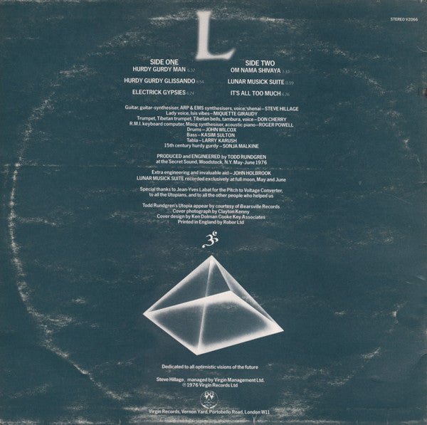 Steve Hillage : L (LP, Album)