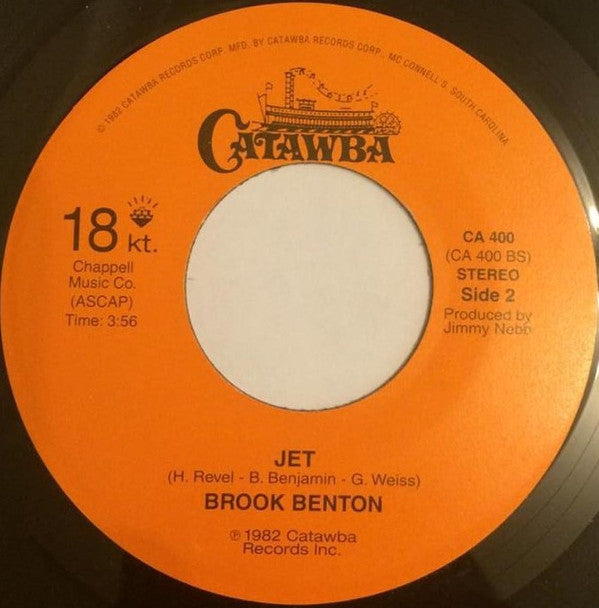 Brook Benton : I Cried For You / Jet (7")